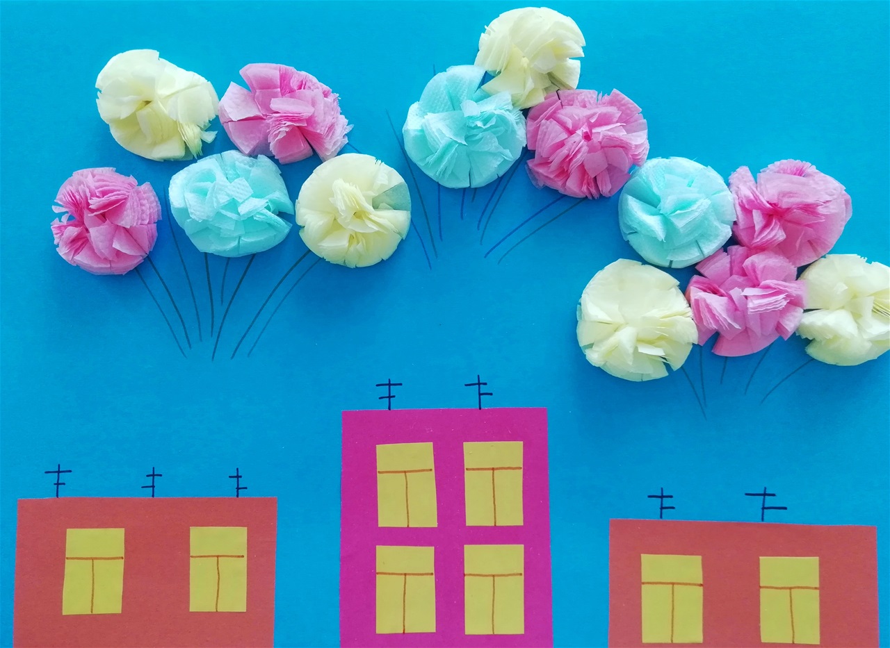 салфетки цветы