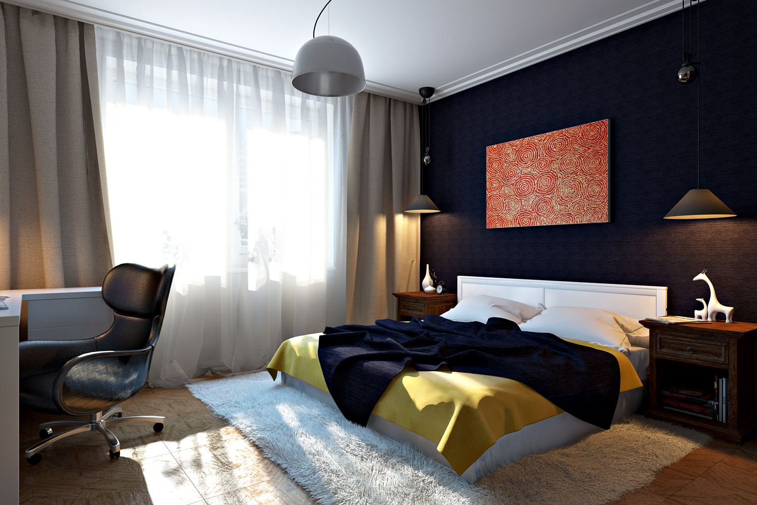 освещение в спальне идеи фото