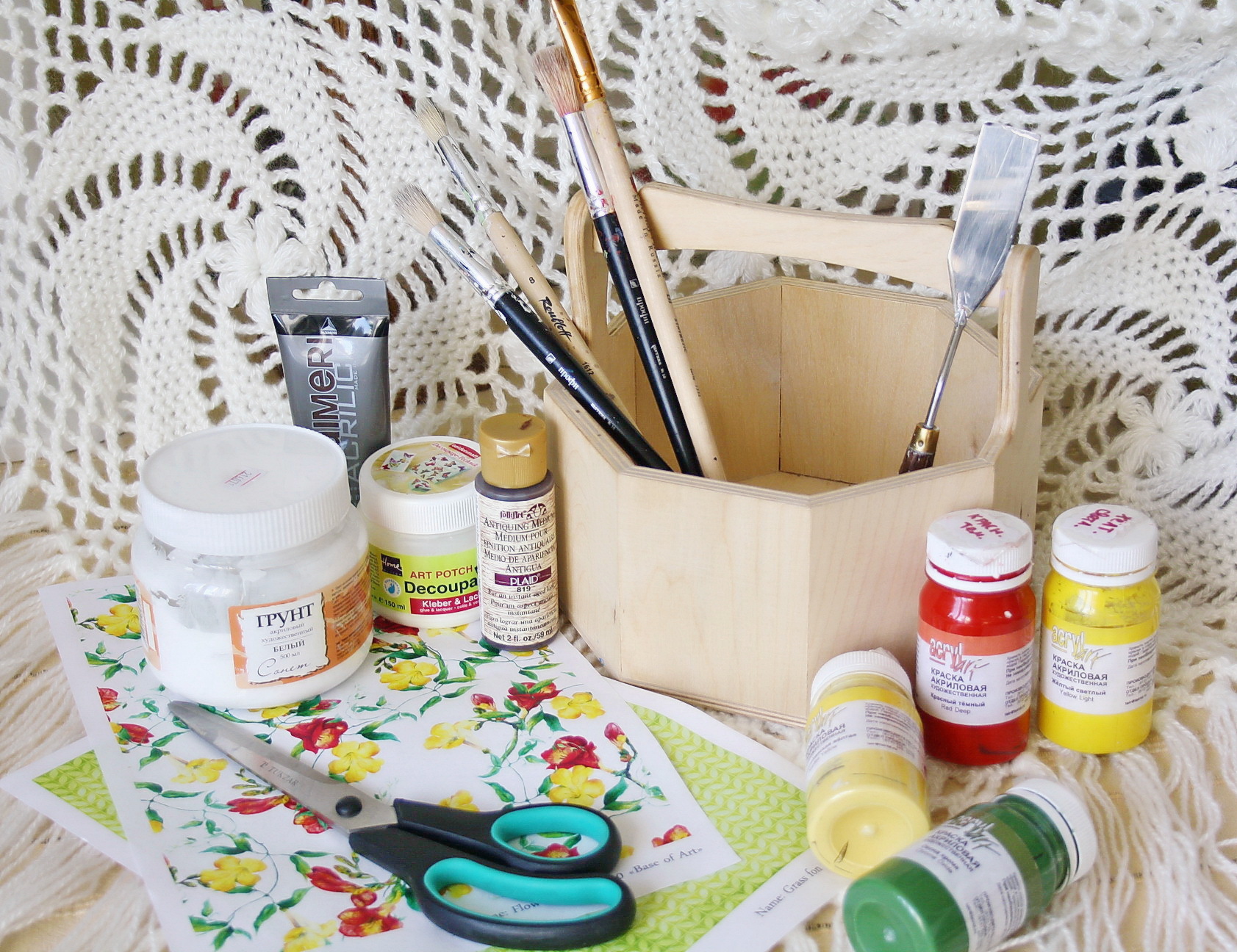 инструменты для декупажа