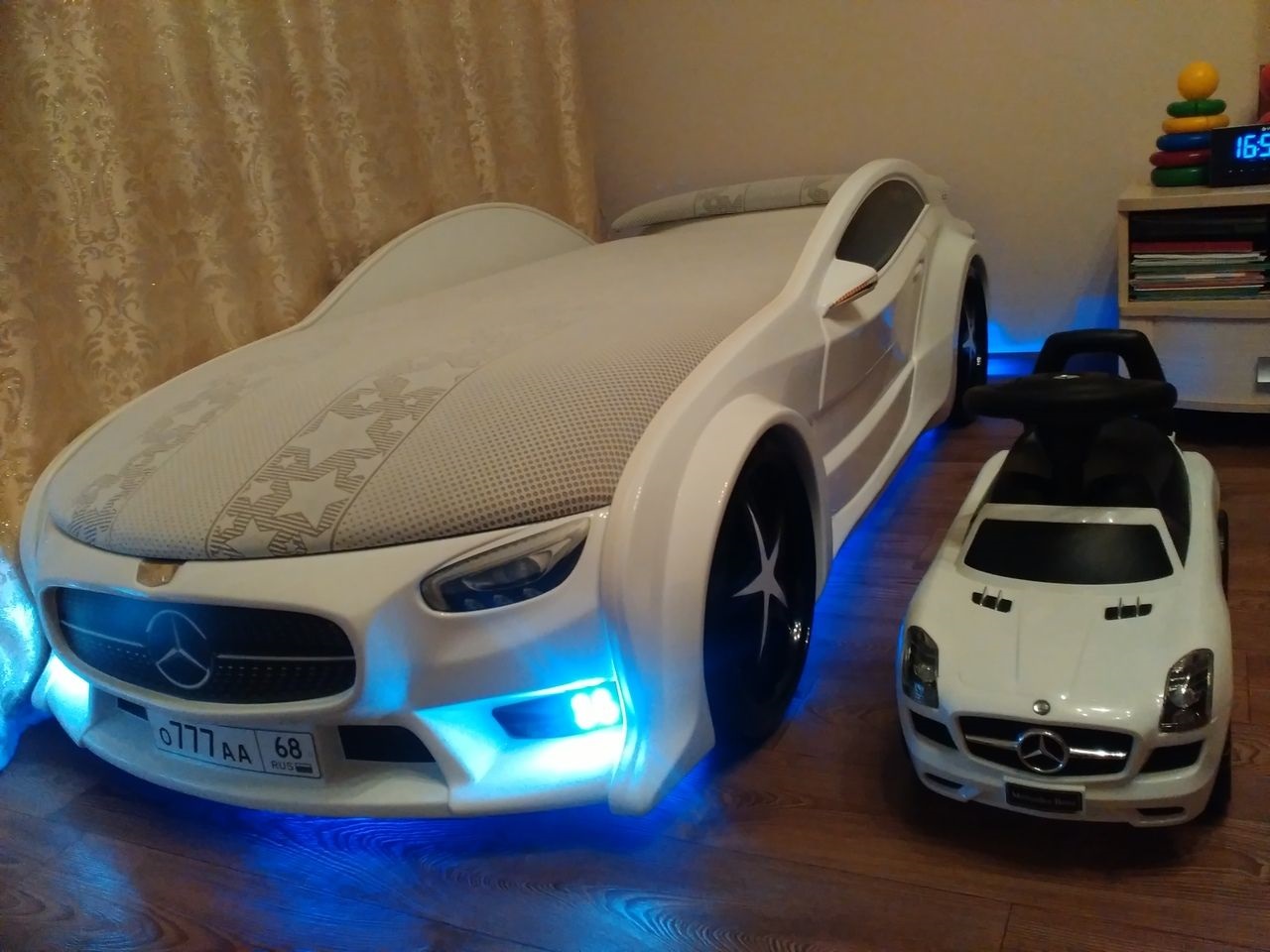 подсветка машины кровати