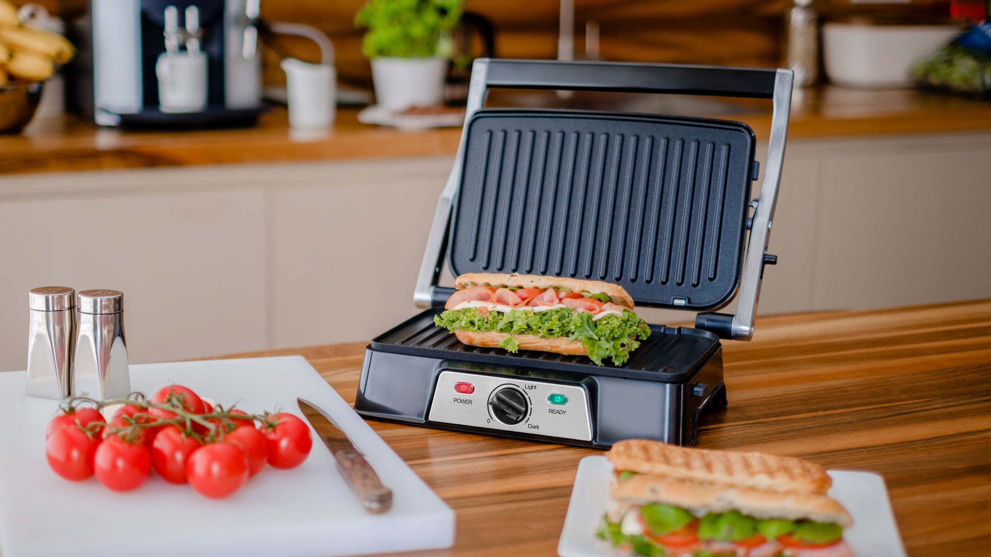 электрогриль в интерьере