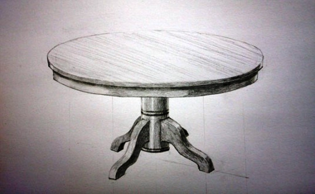 эскиз стола
