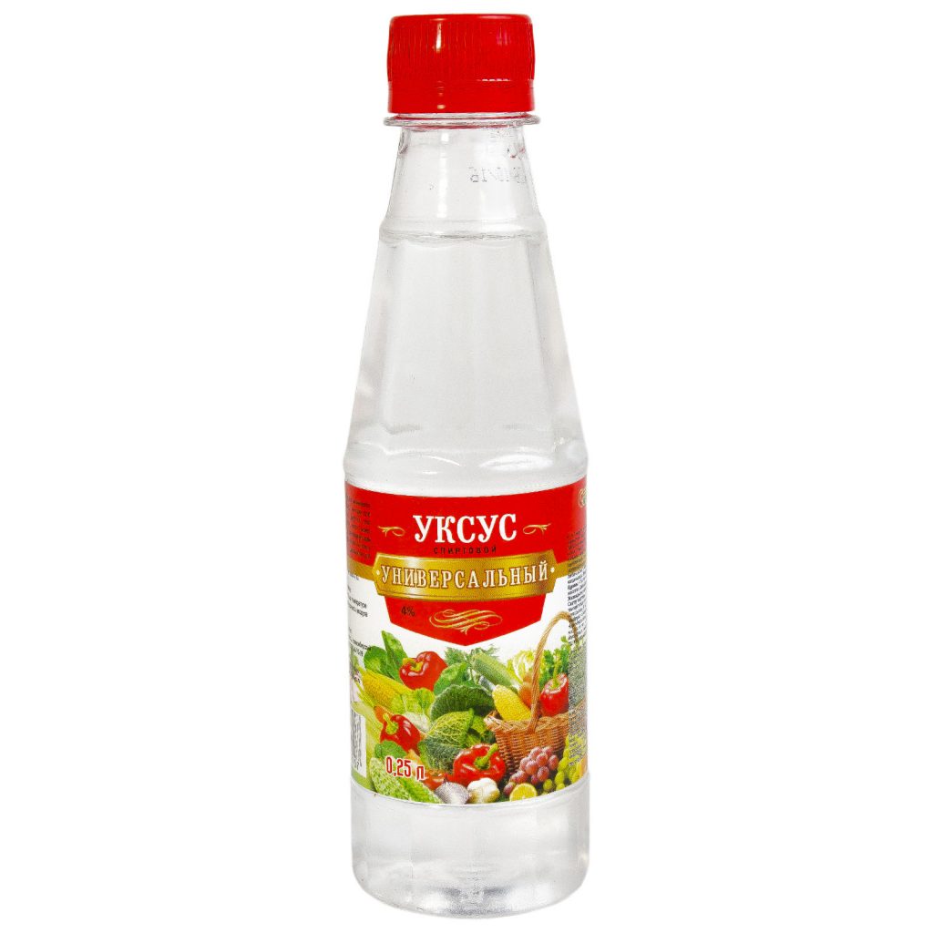 уксус для чистки решетки