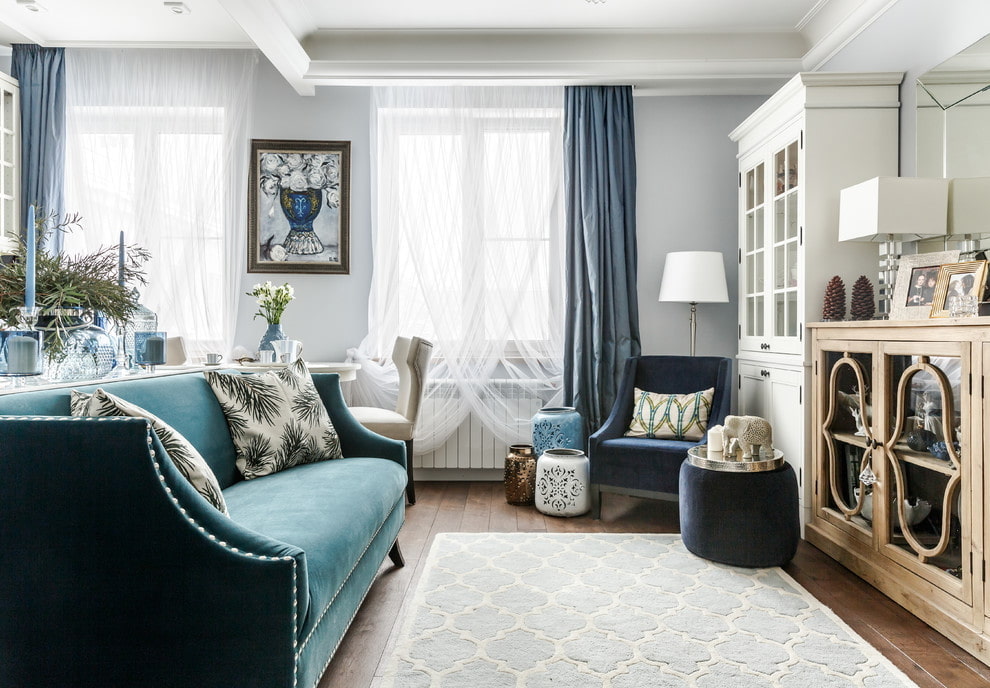 ковер в интерьере декор