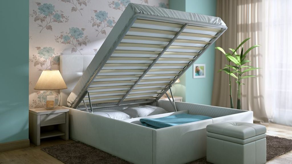 кровать с подъемным механизмом дизайн
