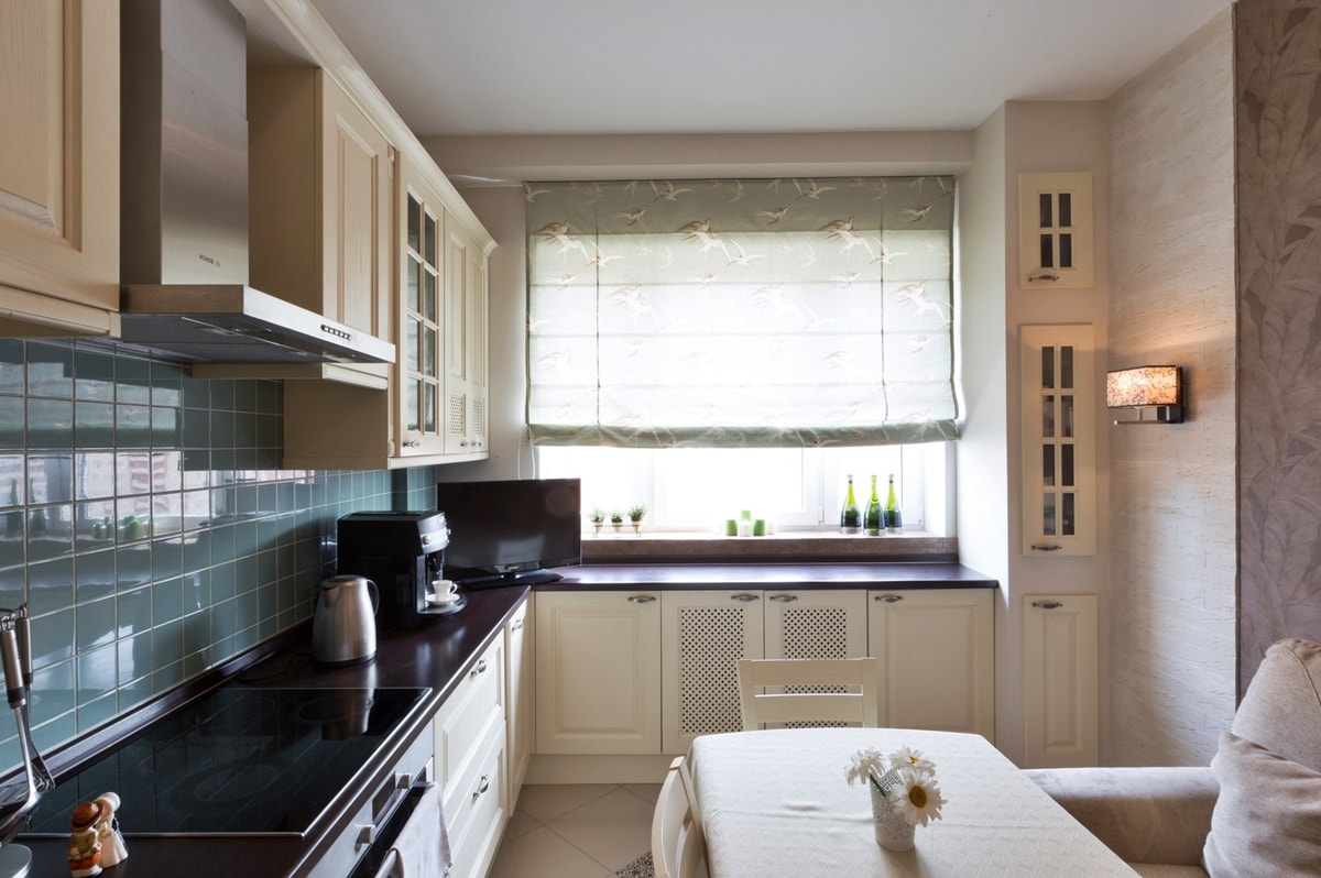 кухня 10 кв м с диваном идеи интерьера