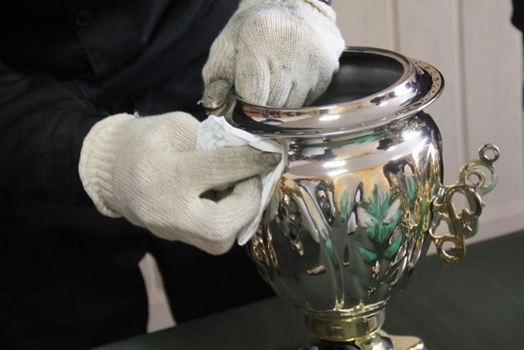 полировка самовара