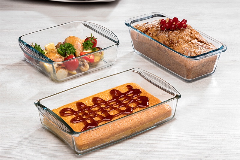 стеклянная посуда для запекания