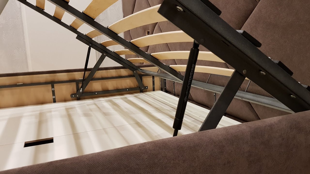 сборка кровати с газлифтом