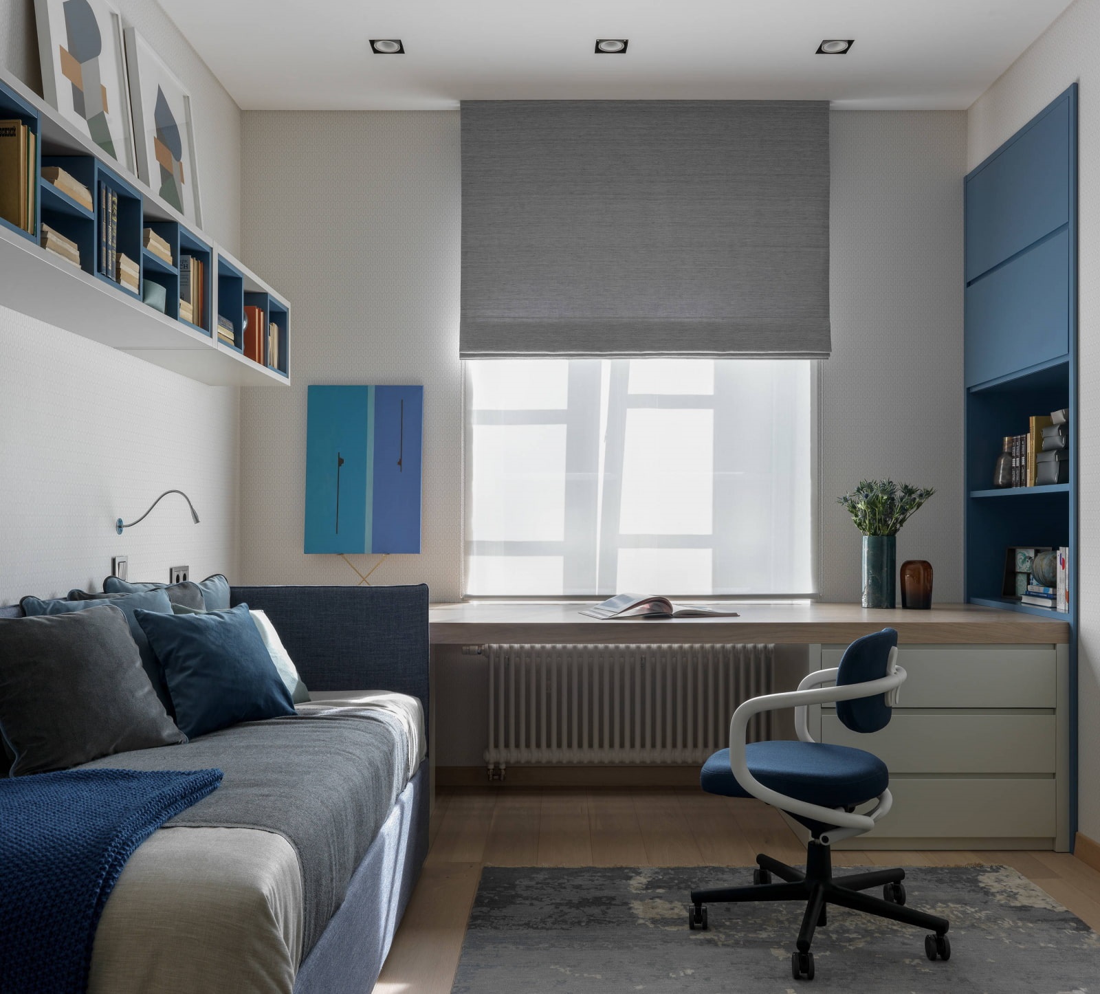 шторы для школьника темные