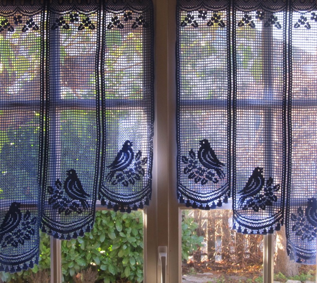 кружевные шторы кантри