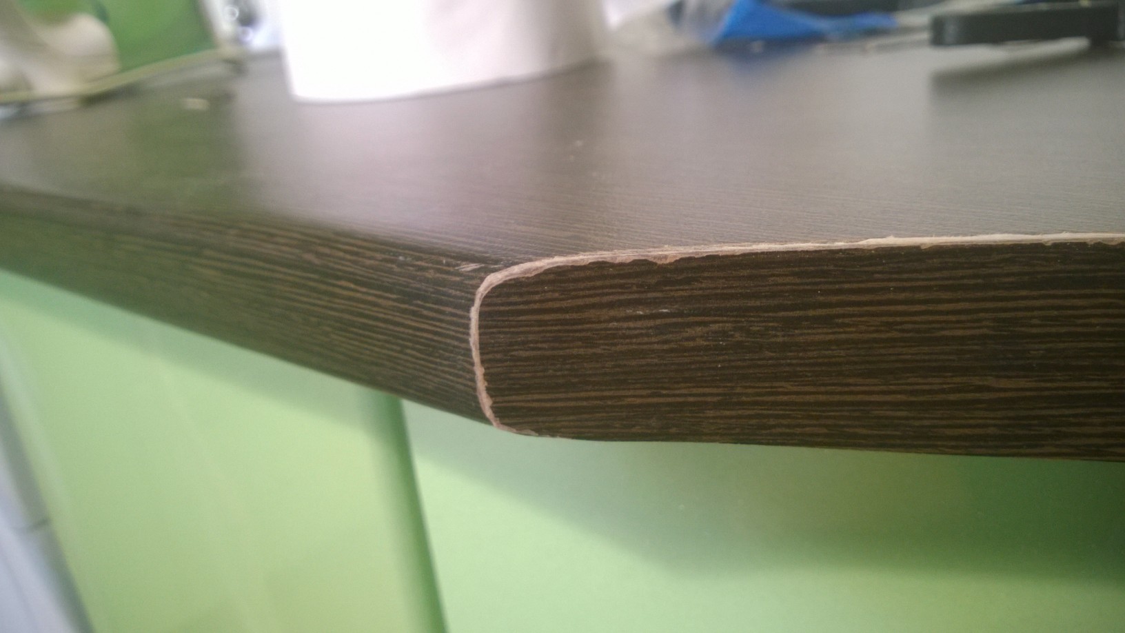 распил столешницы угол