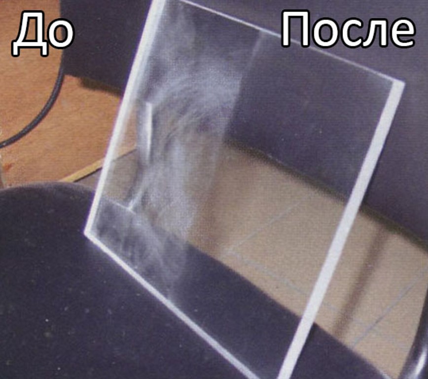 как восстановить прозрачность стекла