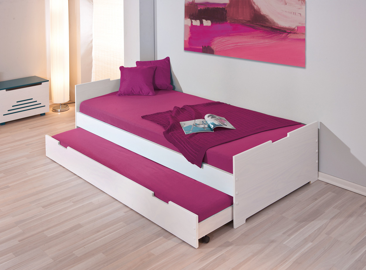 простая выдвижная кровать для детей