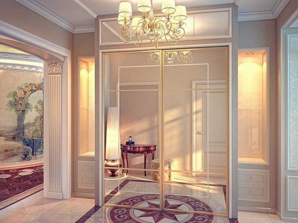 зеркальный шкаф