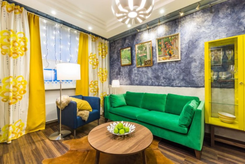 желтые шторы фото дизайна