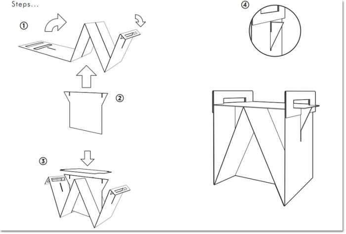 чертеж мебели