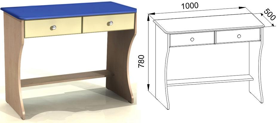 элементарный классический стол