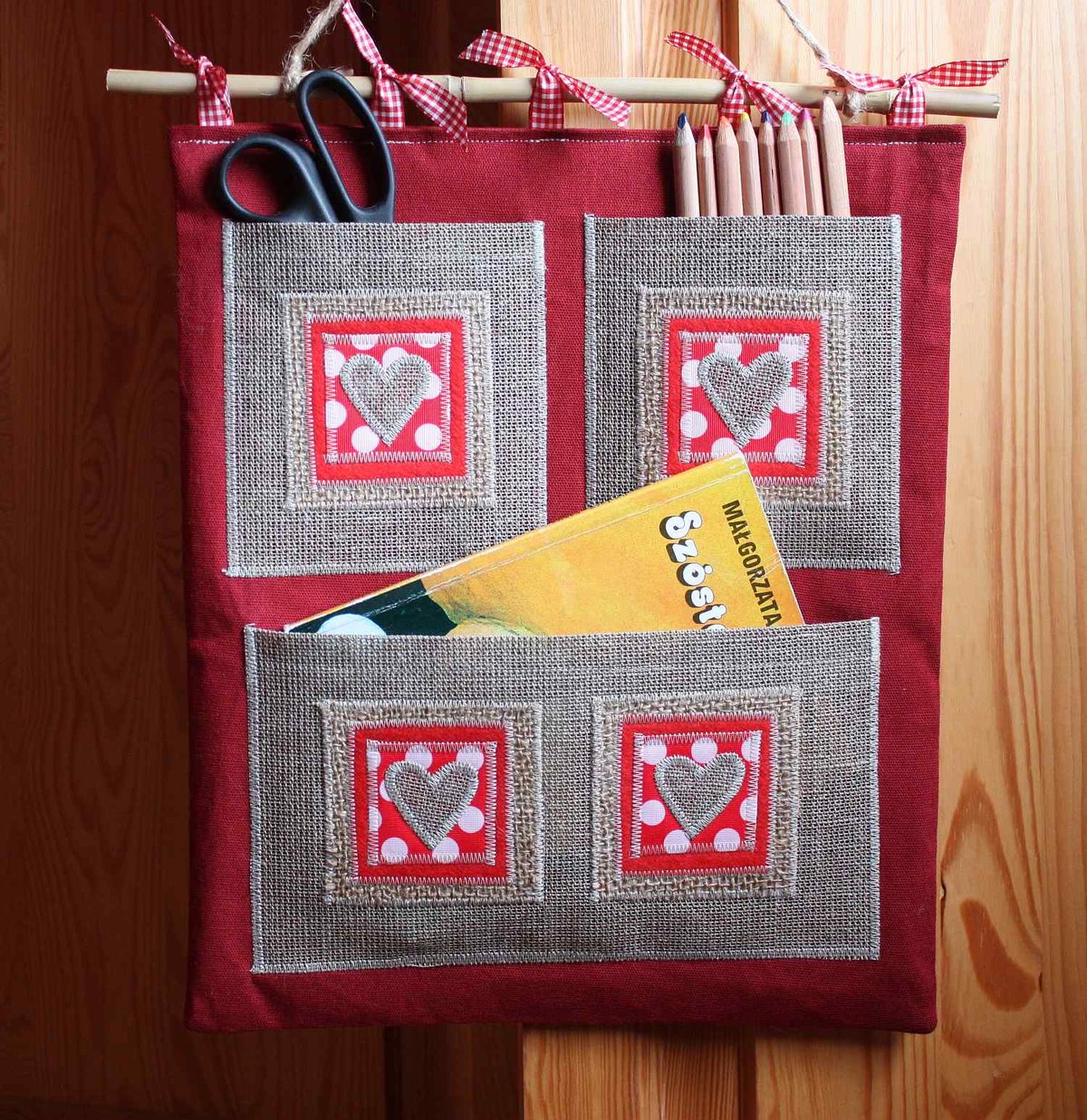 газетница из ткани