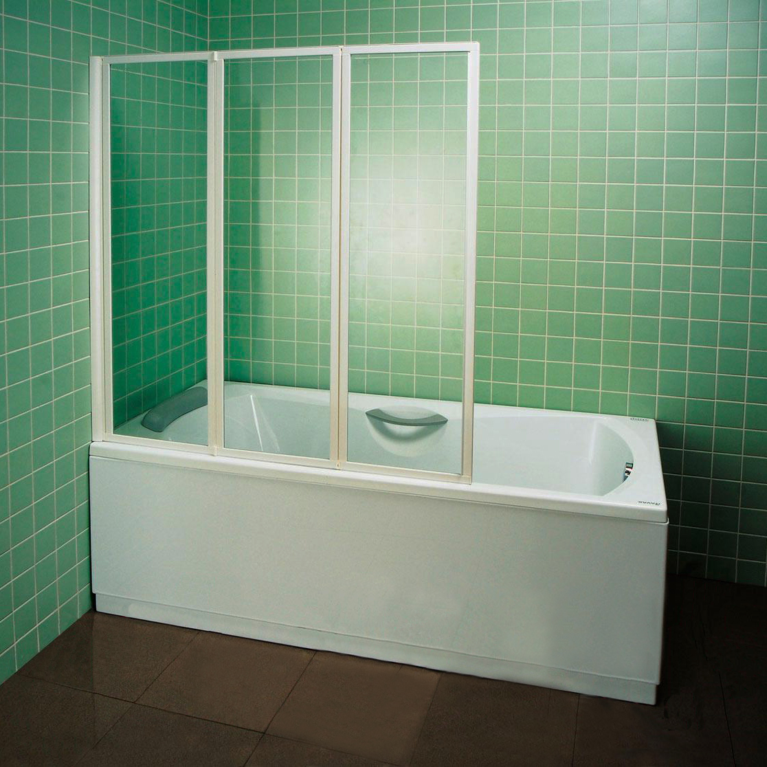 стеклянная штора для ванной