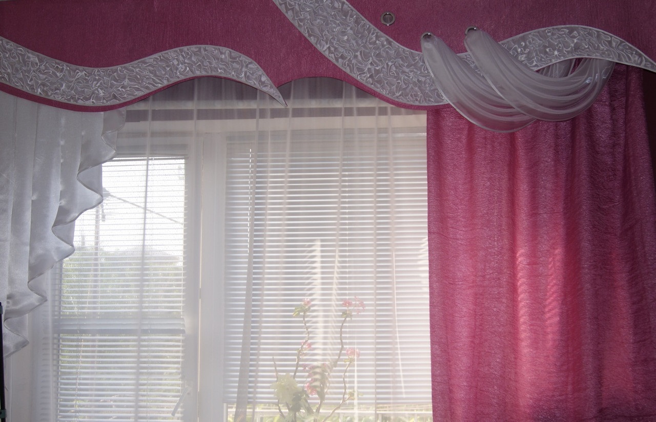 комбинированный ламбрекен