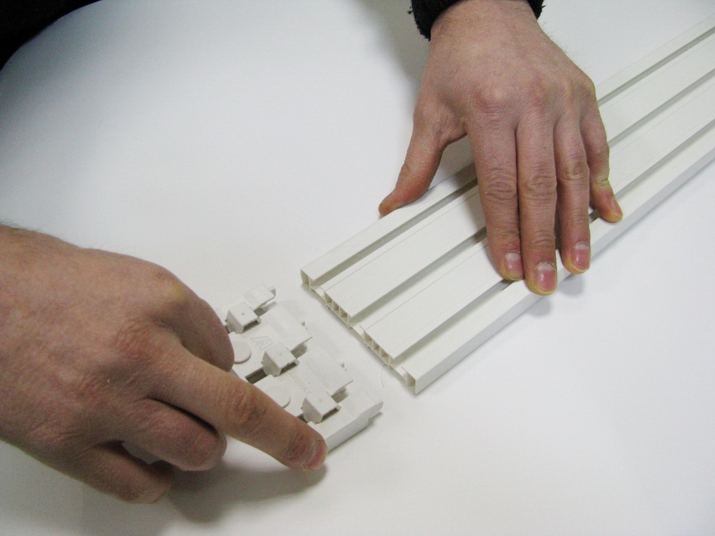 установка гардины