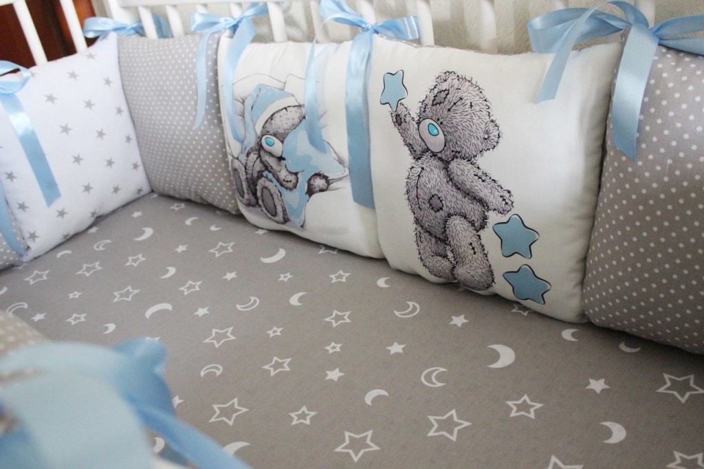 как сшить подушки-бортики