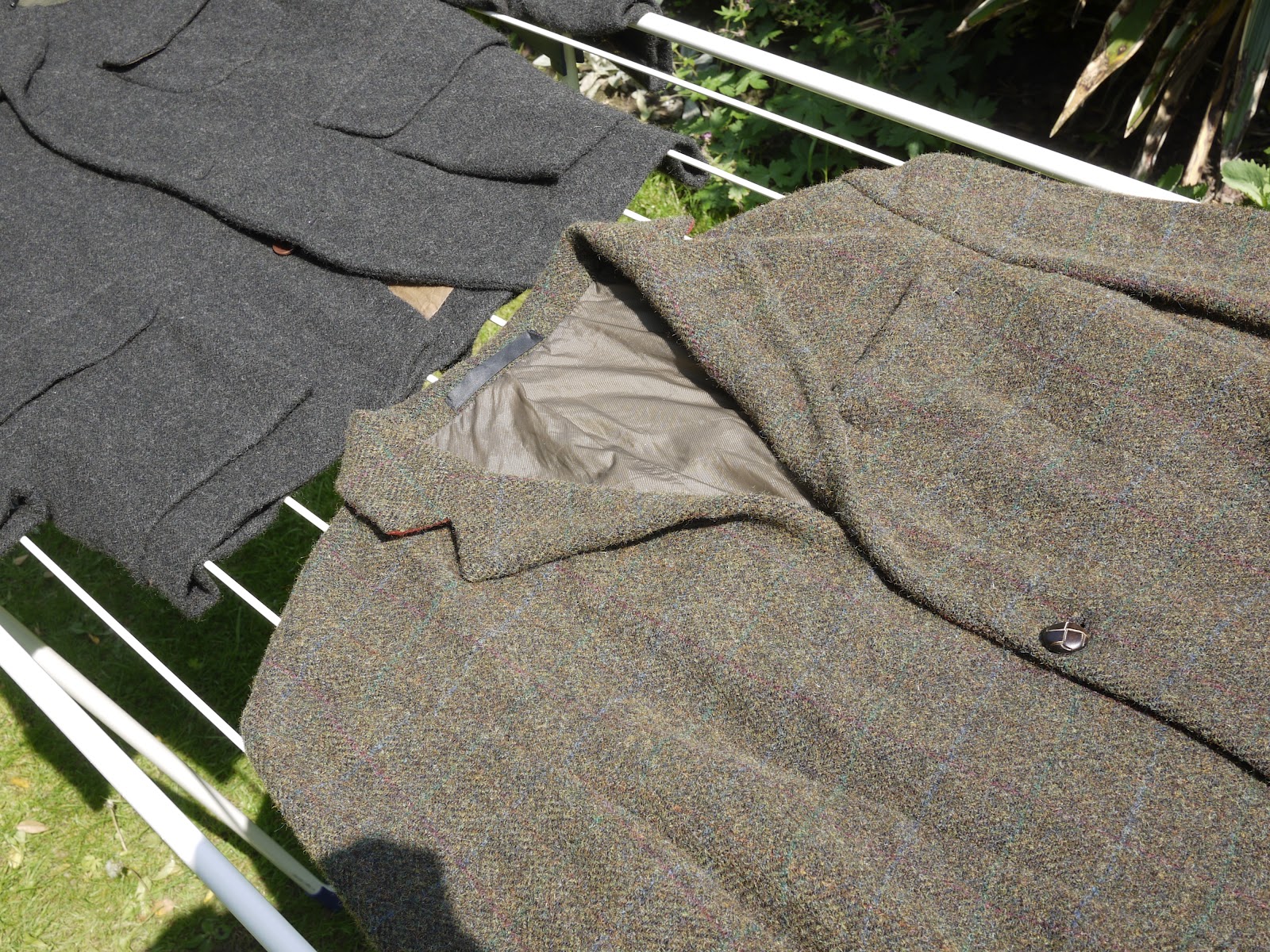 высушивание пиджака