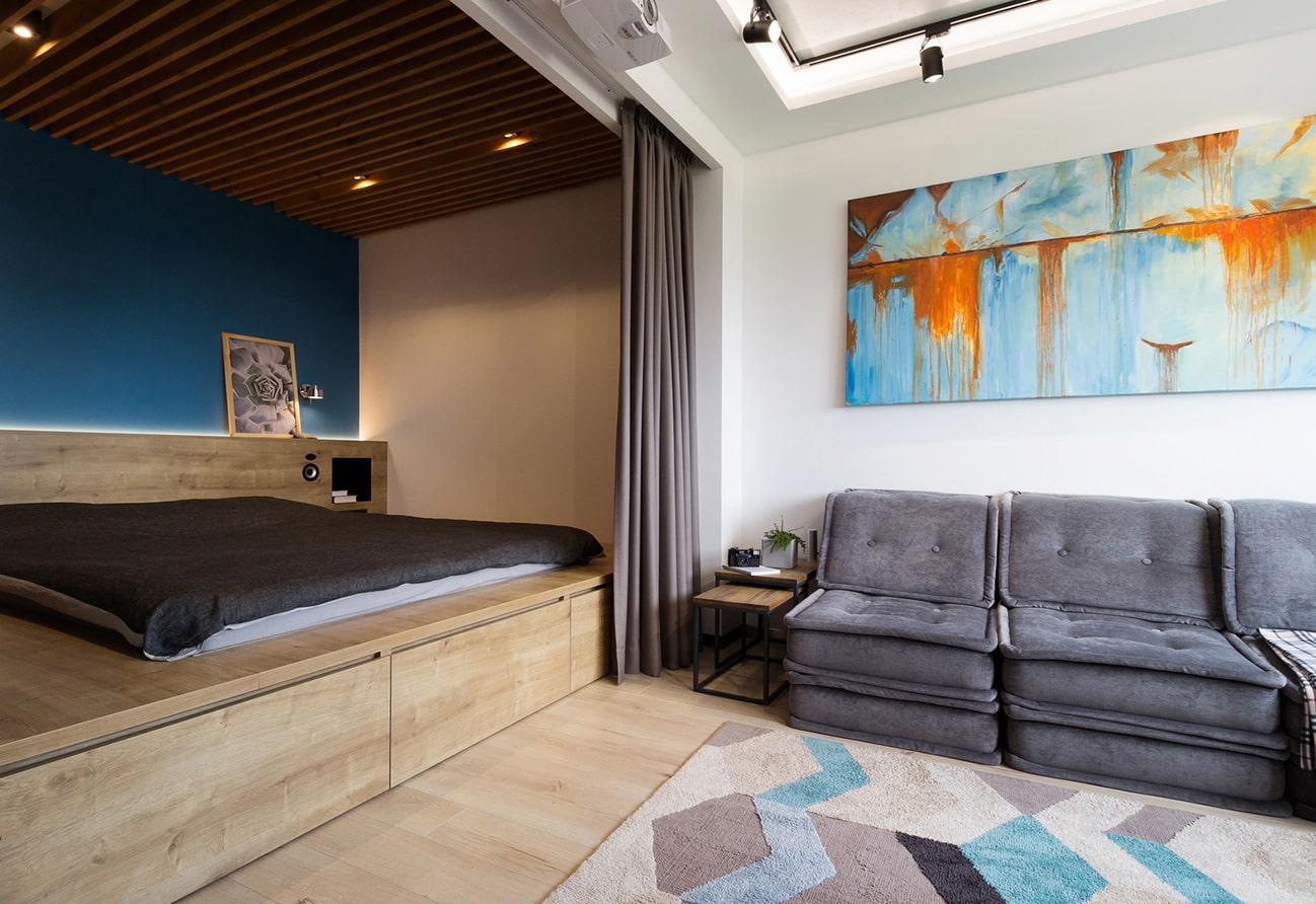 кровать подиум фото дизайн