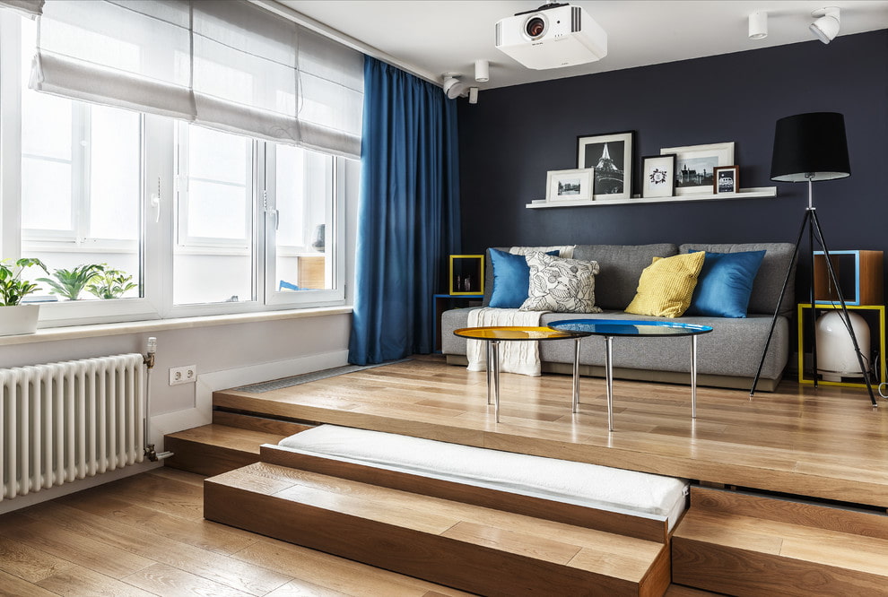 кровать подиум фото дизайна