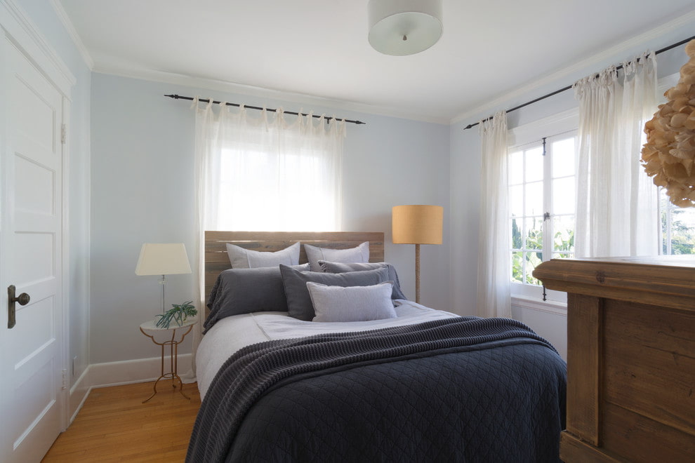 Льняные шторы белые