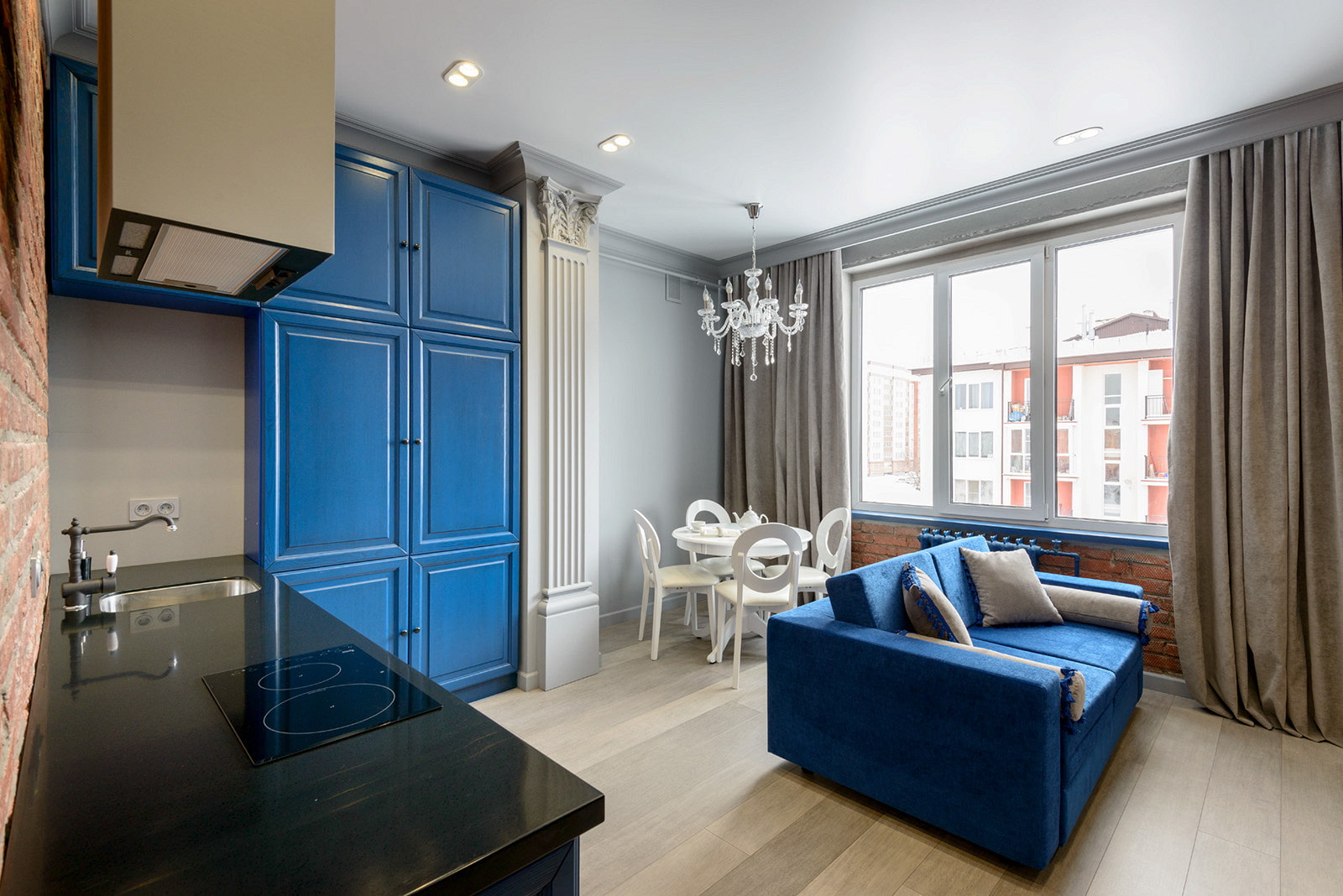 Льняные шторы дизайн