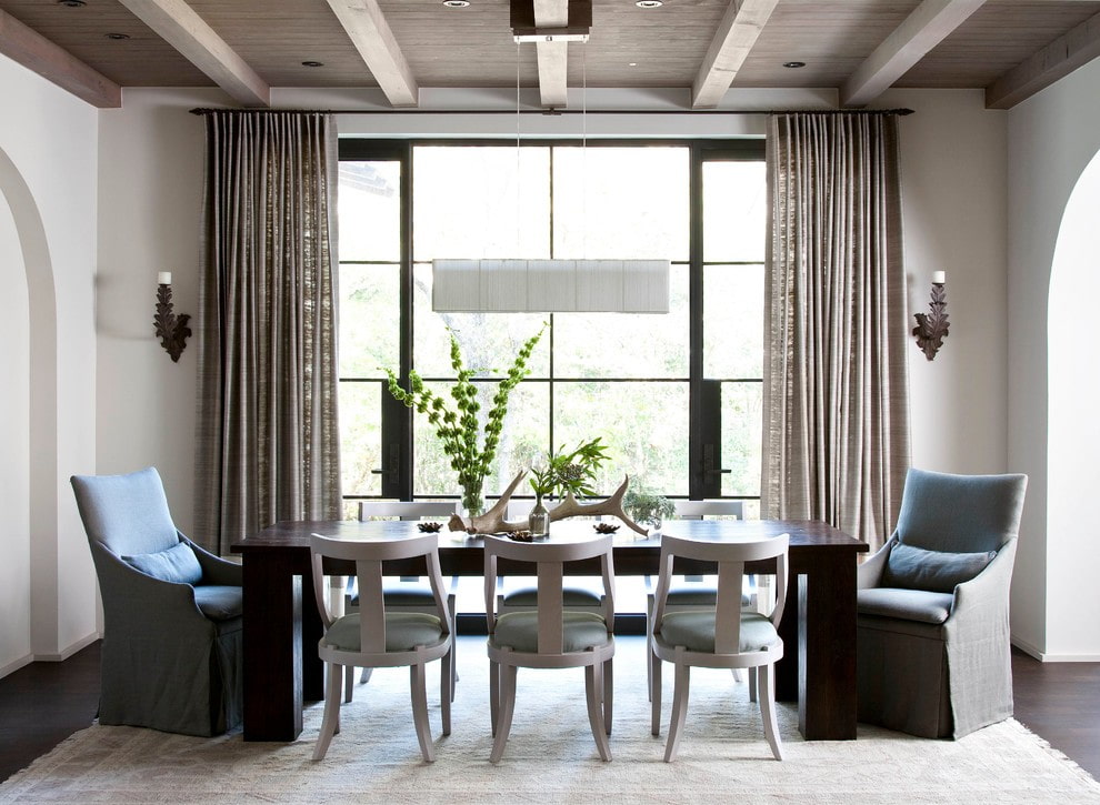 Льняные шторы идеи фото