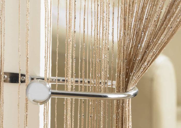 нитяные шторы на кухню фото дизайна