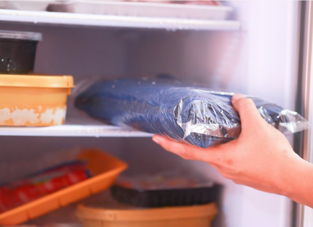 одежда в морозильник