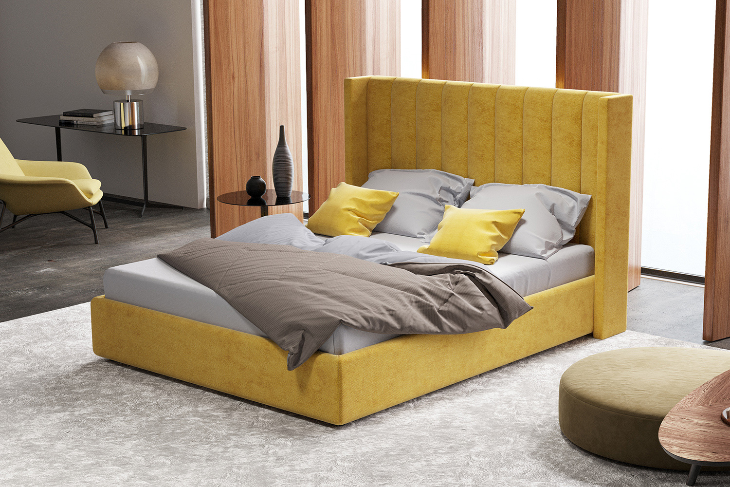 кровать с ручным механизмом