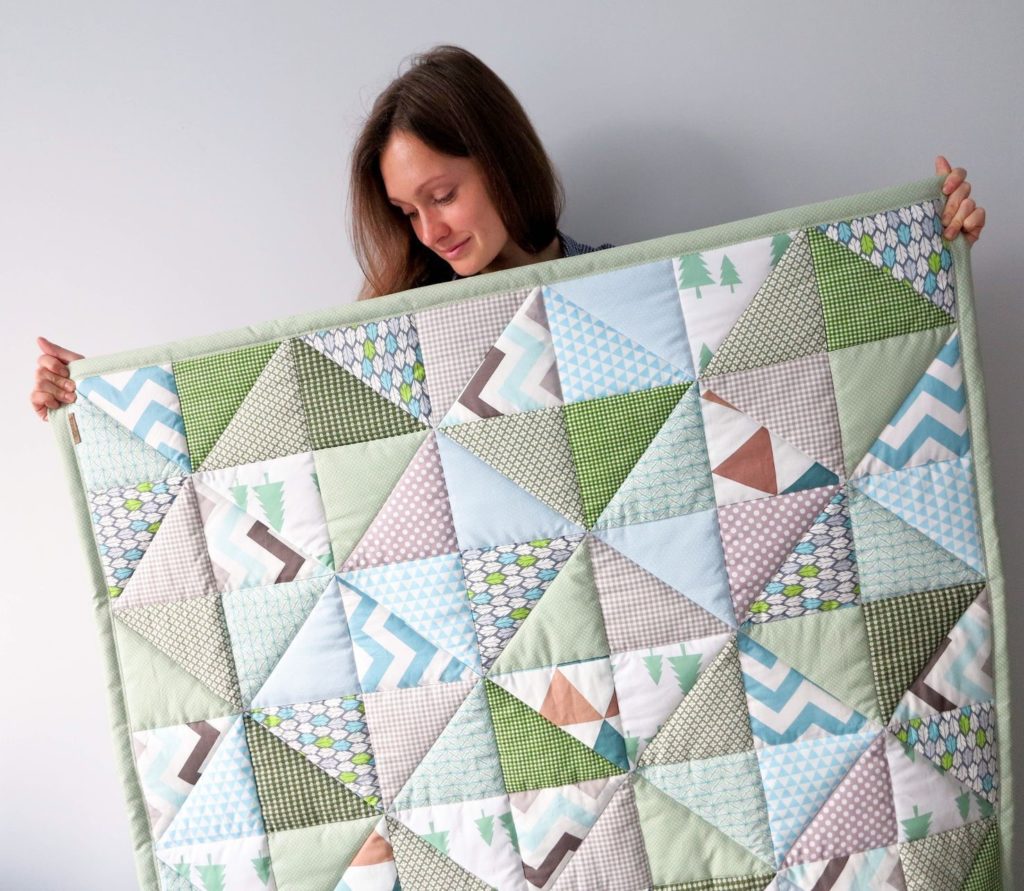 сшить покрывало