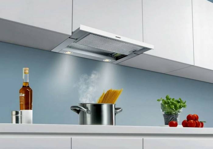 пар от готовки еды