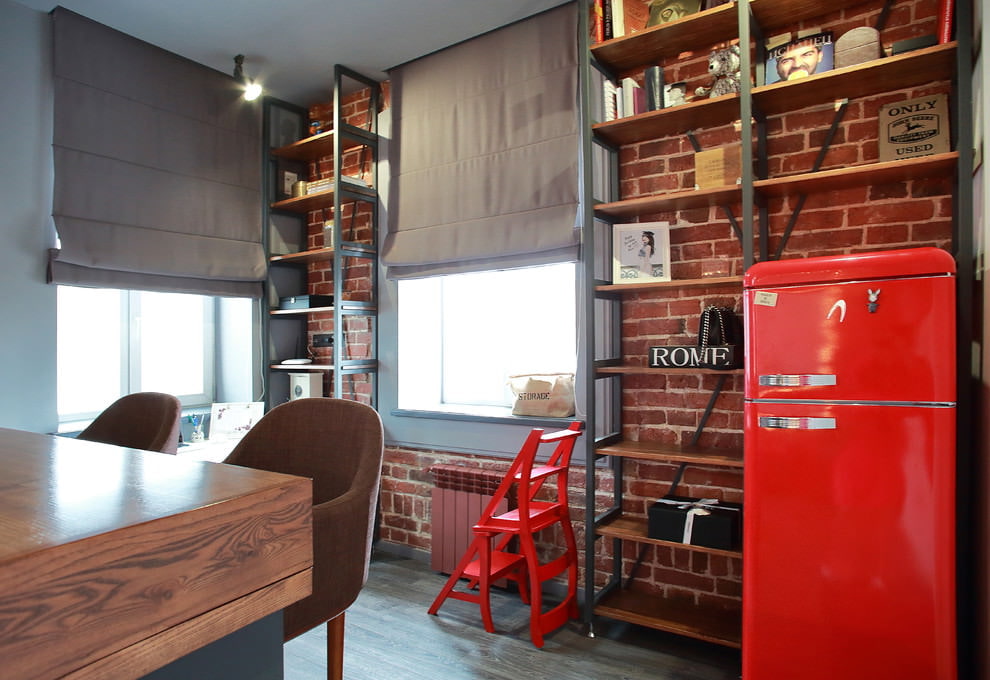 серые шторы идеи