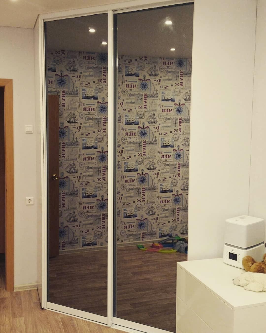 трапециевидный шкаф-купе