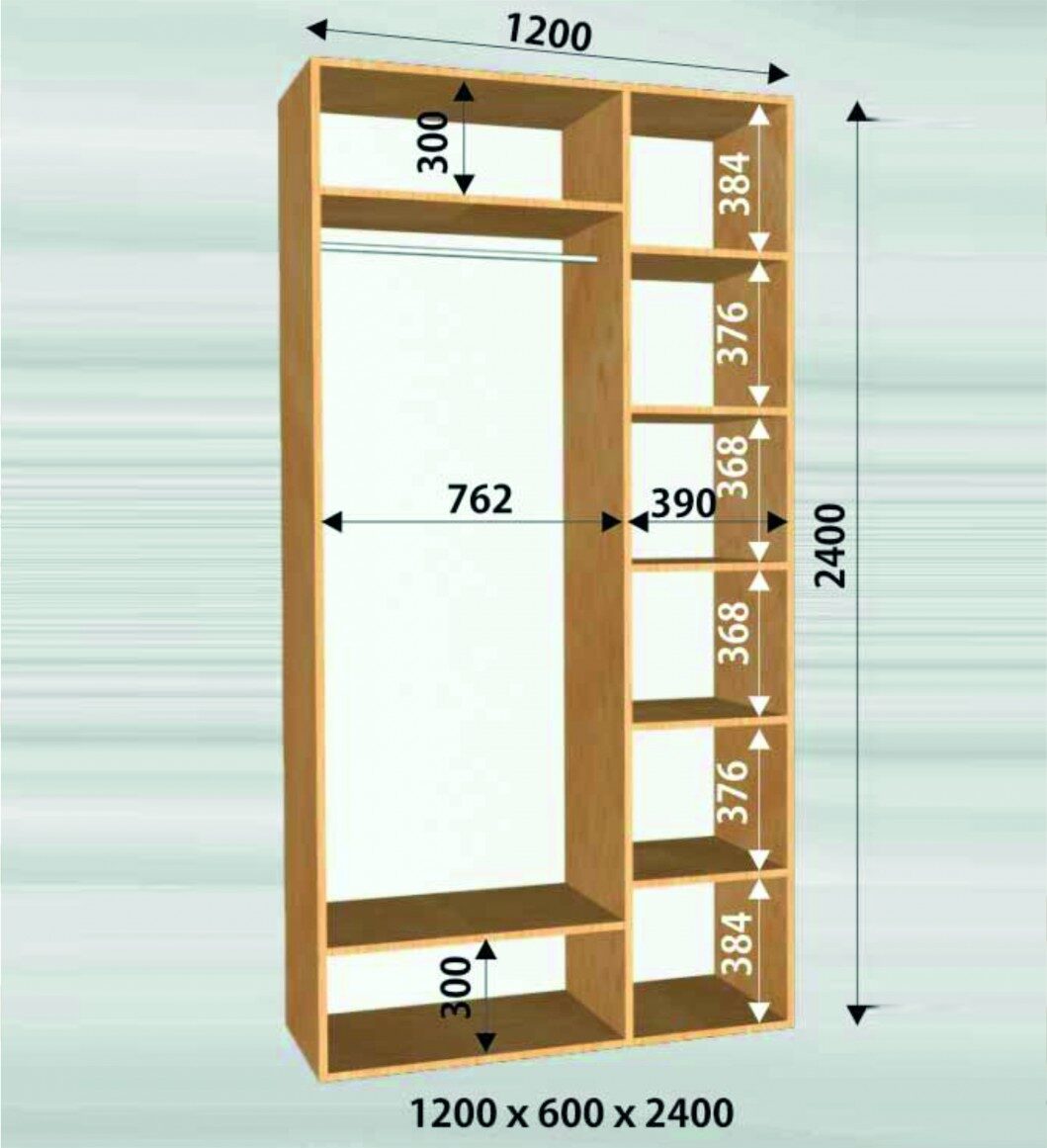 узкого шкафа