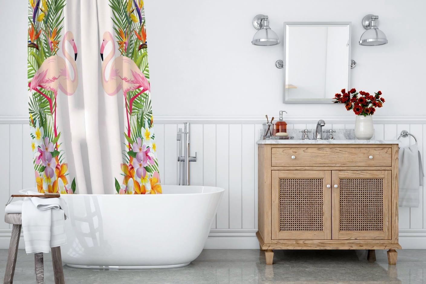 шторы в ванную