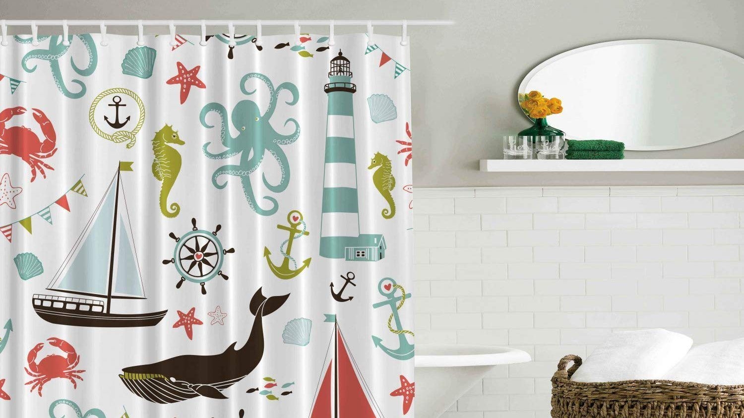 штора на прищепках