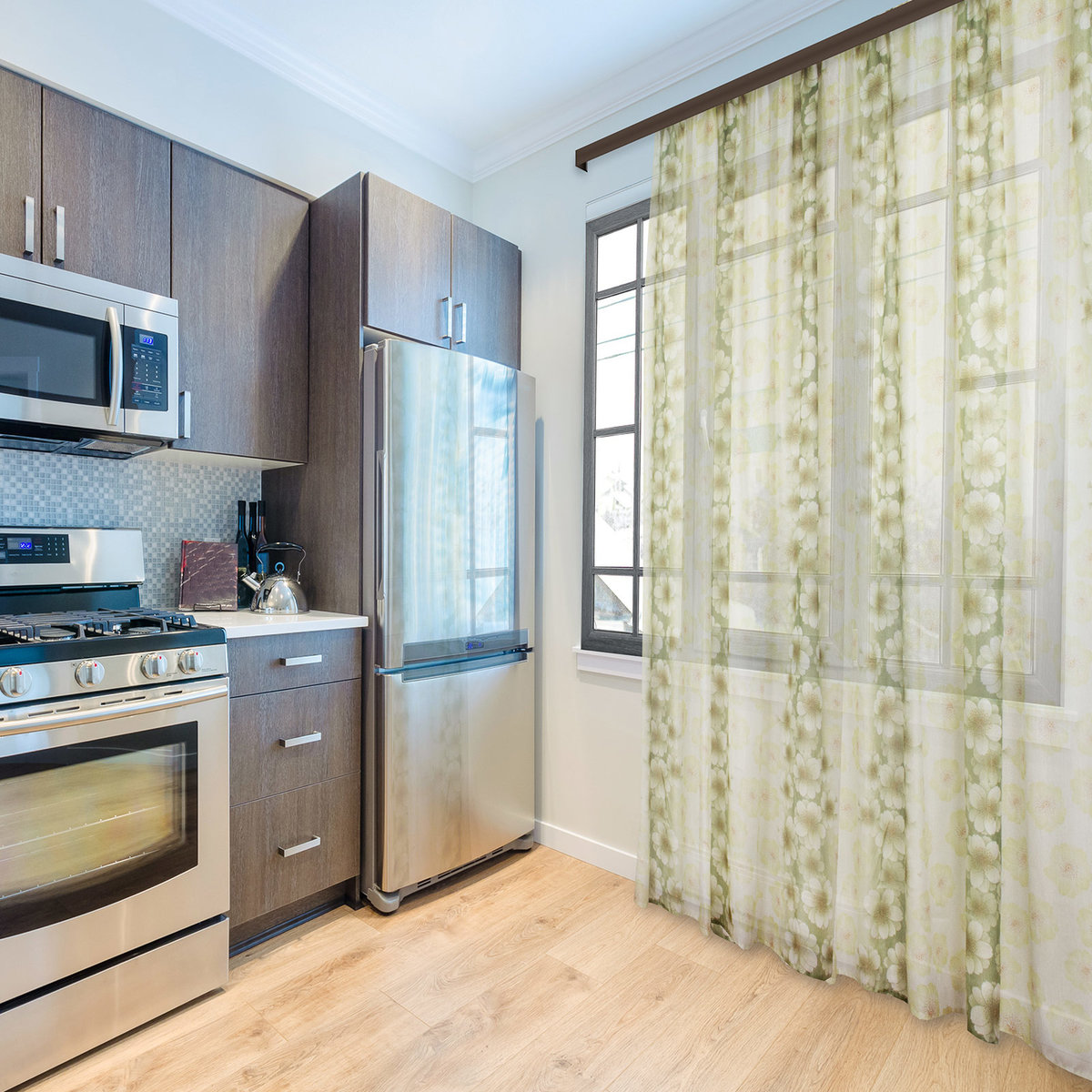 гардины на кухне