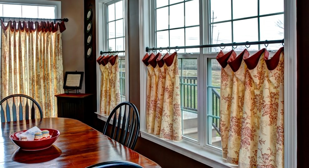 шторы кафе фото