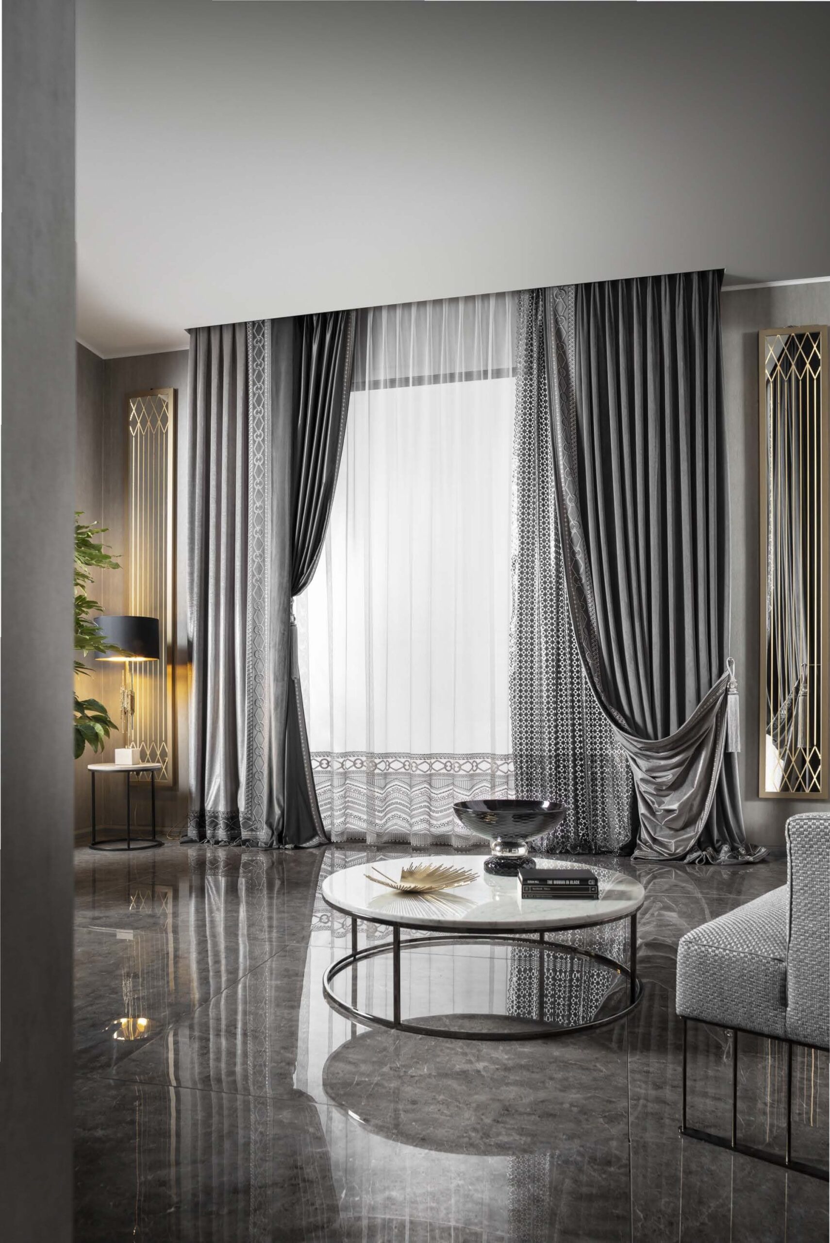 итальянские шторы в хайтек