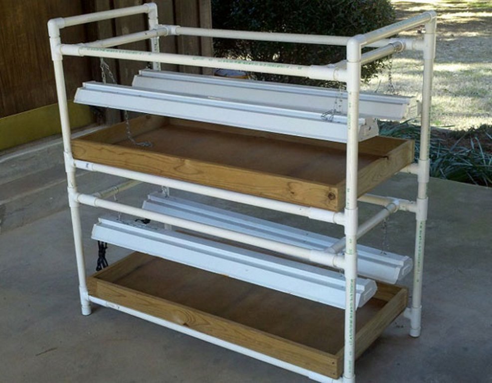 стеллаж для рассады пластиковый