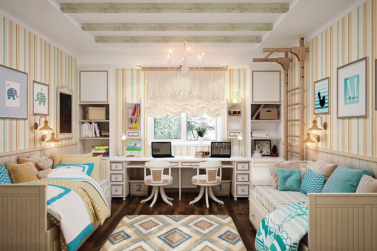 два стола в линию