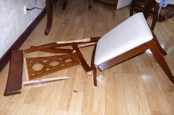 детали стула мелкие