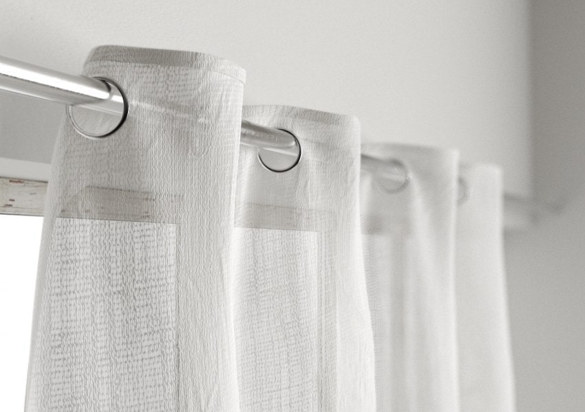 тюль на люверсах дизайн